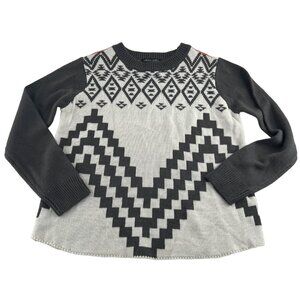 Sabrina Lauren New York Women's Pullover Sweater size Medium Aztec Southwest NWT